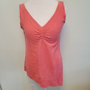 Coral Asymmetrical top